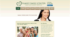 Desktop Screenshot of familysmilecenter.org