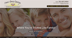 Desktop Screenshot of familysmilecenter.biz