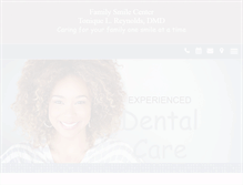 Tablet Screenshot of familysmilecenter.net